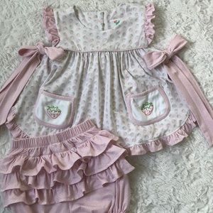 Shrimp & Grits Kids Bloomer Set